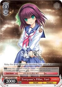 Everyone's Pillar, Yuri - Angel Beats! Re:Edit - Weiss Schwarz card