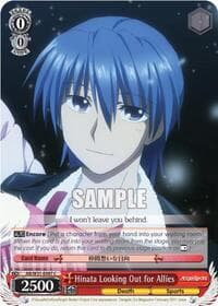 Hinata Looking Out for Allies - Angel Beats! Re:Edit - Weiss Schwarz card