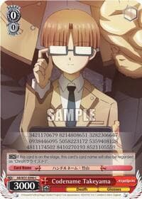 Codename Takeyama - Angel Beats! Re:Edit - Weiss Schwarz card