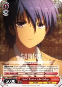 Hinata's Response to Her Feelings - Angel Beats! Re:Edit - Weiss Schwarz card