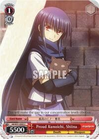 Proud Kunoichi, Shiina - Angel Beats! Re:Edit - Weiss Schwarz card