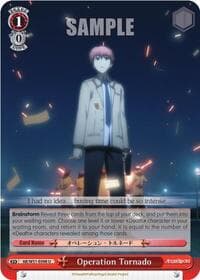Operation Tornado - Angel Beats! Re:Edit - Weiss Schwarz card