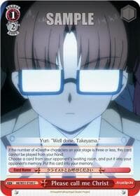 Please call me Christ - Angel Beats! Re:Edit - Weiss Schwarz card