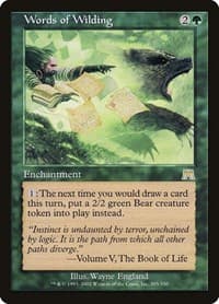 Words of Wilding - Onslaught - Magic: The Gathering card