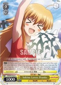 Sekine Loves Pranks - Angel Beats! Re:Edit - Weiss Schwarz card