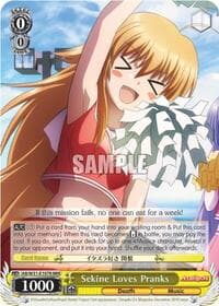 Sekine Loves Pranks (RRR) - Angel Beats! Re:Edit - Weiss Schwarz card