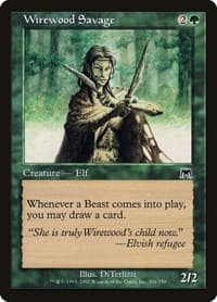Wirewood Savage - Onslaught - Magic: The Gathering card