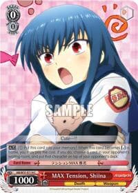 MAX Tension, Shiina - Angel Beats! Re:Edit - Weiss Schwarz card