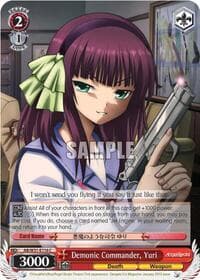Demonic Commander, Yuri - Angel Beats! Re:Edit - Weiss Schwarz card