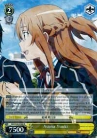 Asuna Yuuki - Sword Art Online Vol.2 - Weiss Schwarz card