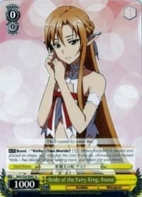 Bride of the Fairy King, Asuna - Sword Art Online Vol.2 - Weiss Schwarz card