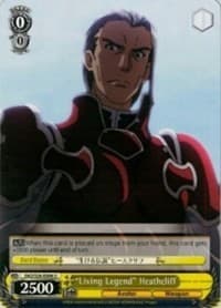 "Living Legend" Heathcliff - Sword Art Online Vol.2 - Weiss Schwarz card