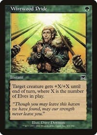 Wirewood Pride - Onslaught - Magic: The Gathering card