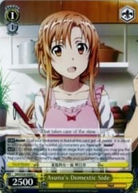 Asuna's Domestic Side - Sword Art Online Vol.2 - Weiss Schwarz card