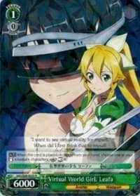 Virtual World Girl, Leafa - Sword Art Online Vol.2 - Weiss Schwarz card