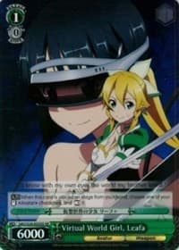 Virtual World Girl, Leafa (SR) - Sword Art Online Vol.2 - Weiss Schwarz card