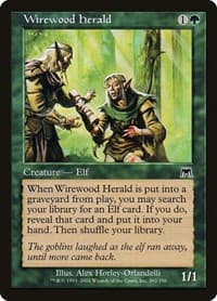 Wirewood Herald - Onslaught - Magic: The Gathering card