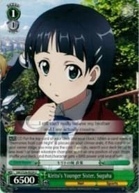 Kirito's Younger Sister, Suguha - Sword Art Online Vol.2 - Weiss Schwarz card
