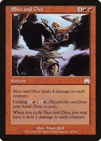 Slice and Dice - Onslaught - Magic: The Gathering card