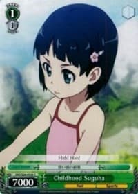 Childhood Suguha - Sword Art Online Vol.2 - Weiss Schwarz card