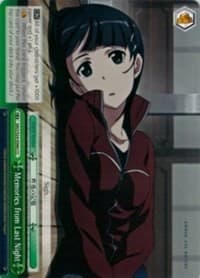 Memories from Last Night - Sword Art Online Vol.2 - Weiss Schwarz card