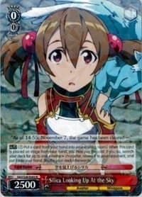Silica Looking Up At the Sky - Sword Art Online Vol.2 - Weiss Schwarz card