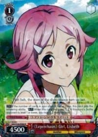 Leprechaun Girl, Lisbeth - Sword Art Online Vol.2 - Weiss Schwarz card