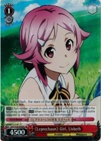 Leprechaun Girl, Lisbeth (SR) - Sword Art Online Vol.2 - Weiss Schwarz card
