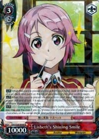 Lisbeth's Shining Smile - Sword Art Online Vol.2 - Weiss Schwarz card