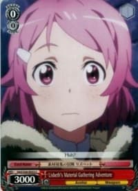Lisbeth's Material Gathering Adventure - Sword Art Online Vol.2 - Weiss Schwarz card