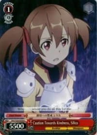 Caution Towards Kindness, Silica - Sword Art Online Vol.2 - Weiss Schwarz card