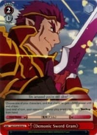 Demonic Sword Gram - Sword Art Online Vol.2 - Weiss Schwarz card