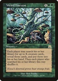 Weird Harvest - Onslaught - Magic: The Gathering card