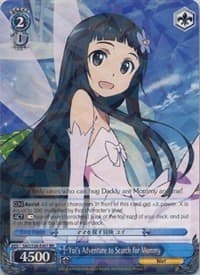 Yui's Adventure to Search for Mommy - Sword Art Online Vol.2 - Weiss Schwarz card