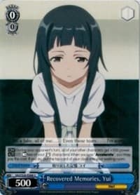 Recovered Memories, Yui - Sword Art Online Vol.2 - Weiss Schwarz card