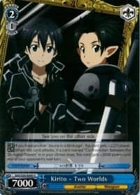 Kirito - Two Worlds - Sword Art Online Vol.2 - Weiss Schwarz card