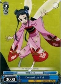 Dressed Up Yui - Sword Art Online Vol.2 - Weiss Schwarz card