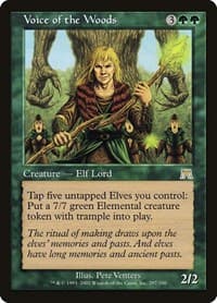 Voice of the Woods - Onslaught - Magic: The Gathering card