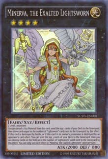 Minerva, the Exalted Lightsworn (Super Rare) - Yu-Gi-Oh! Championship Series Prize Cards - YuGiOh card