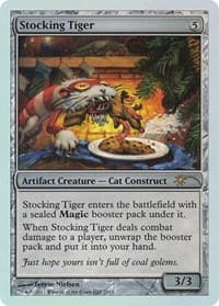 Stocking Tiger (No Date) - Media Promos - Magic: The Gathering card