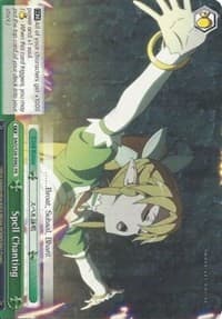 Spell Chanting - Sword Art Online Vol.2 - Weiss Schwarz card
