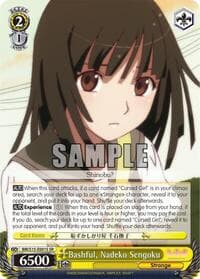 Bashful, Nadeko Sengoku (SR) - BAKEMONOGATARI - Weiss Schwarz card