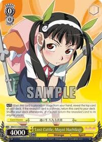 Lost Cattle, Mayoi Hachikuji (RRR) - BAKEMONOGATARI - Weiss Schwarz card