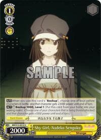 Shy Girl, Nadeko Sengoku - BAKEMONOGATARI - Weiss Schwarz card