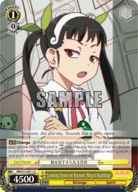 Looking Down on Koyomi, Mayoi Hachikuji - BAKEMONOGATARI - Weiss Schwarz card