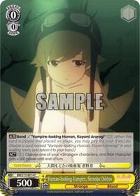 Human-looking Vampire, Shinobu Oshino - BAKEMONOGATARI - Weiss Schwarz card