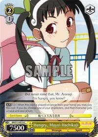 Hungry, Mayoi Hachikuji - BAKEMONOGATARI - Weiss Schwarz card