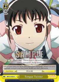 Tongue Twister - BAKEMONOGATARI - Weiss Schwarz card