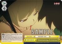 Maintaining Existence - BAKEMONOGATARI - Weiss Schwarz card