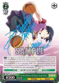 Girl Who Wished on the Monkey, Suruga Kanbaru (SP) - BAKEMONOGATARI - Weiss Schwarz card